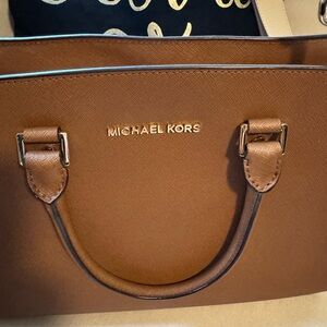 Michael Kors Brown Leather Handbag